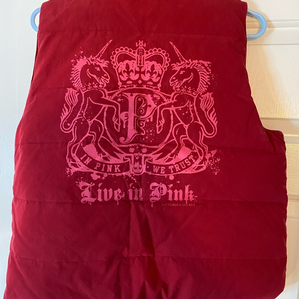 PINK Puffer Vest